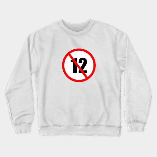 12 Crewneck Sweatshirt by closedeye